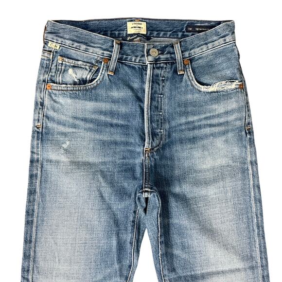 Citizens of Humanity Liya Premium Vintage High Rise Classic Fade Out Jeans sz 24 - Picture 9 of 12